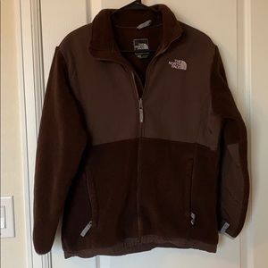 Brown North Face Fleece